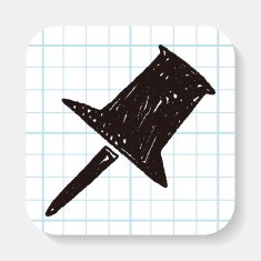 Doodle thumbtack N18