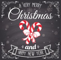 Vintage Christmas card N11