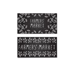 Farmers Market Cards Hand-sketched