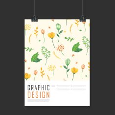 lovely poster template design N3