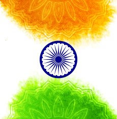 Creative Indian Independence Day concept with ashoka wheel and pattern N2