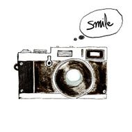Retro camera vintage illustration
