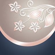 Vector Colored Floral Background Hand Drawn Texture N82