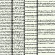 Set of four seamless hand drawn textures