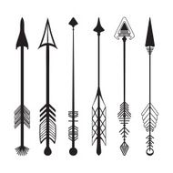 Hand drawn arrows graphic set N5