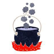 cartoon witch&#039;s cauldron N13