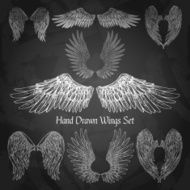 Wings Chalkboard Set