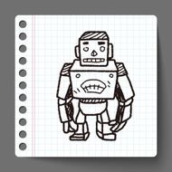 robot doodle N757