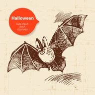 Halloween hand drawn illustration N2