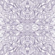 Abstract hand-drawn pattern with waves