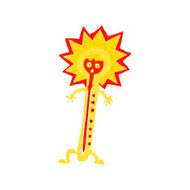 cartoon hot thermometer N14