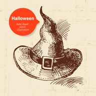 Halloween hand drawn illustration N4