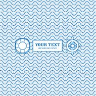 Blue and white marine background