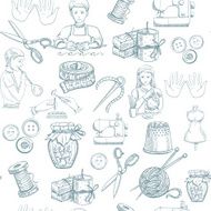 Handmade Seamless Pattern