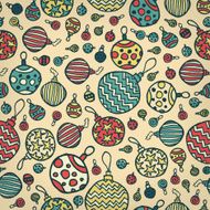 Hand drawn Christmas seamless pattern N4