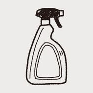 cleaner bottle doodle N56