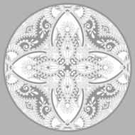 coloring book page for adults - zendala joy to older N31