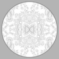 coloring book page for adults - zendala joy to older N32