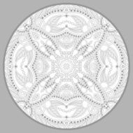 coloring book page for adults - zendala joy to older N38