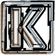 Grunge Font LETTER k N2