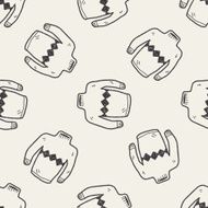 sweater doodle seamless pattern background N8