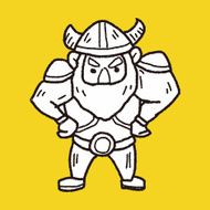 viking doodle N25