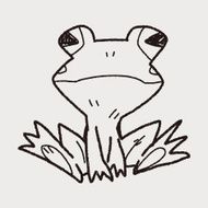 frog doodle N14