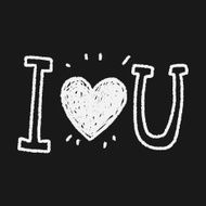 I love you doodle N7