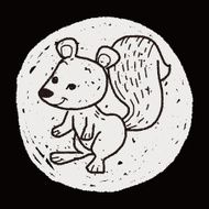 Squirrel doodle N13
