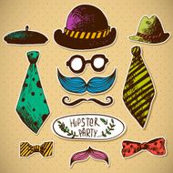 Hand Drawn Hipster Vector Design Elements N3