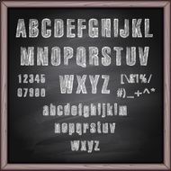 Lettering blackboard N4