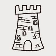 castle doodle N51