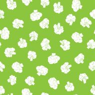 broccoli seamless pattern N7