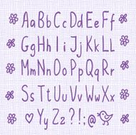 Hand drawn thin font N4