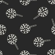 candy doodle seamless pattern background N32