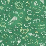 Fruit and vegetable wallpaper background