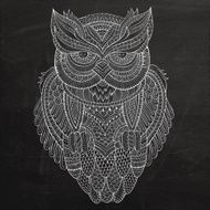 Decorative ornamental Owl N3