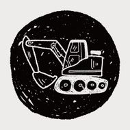 Excavator doodle N25
