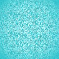 floral abstract seamless line vector pattern