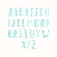 Simple hand drawn letters N2