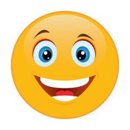 Cartoon style smiles
