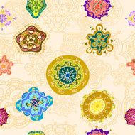 Abstract ornamental endless pattern Seamless stylish texture