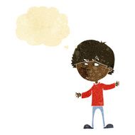 cartoon curious man with thought bubble N73