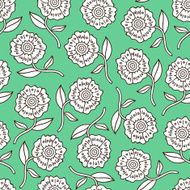 cute floral pattern N14