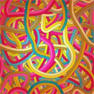 Seamless abstract hand-drawn waves N12