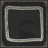 Doodle frame Chalkboard N4