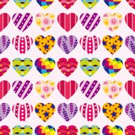 Seamless heart pattern N2