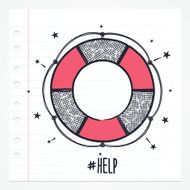 Doodle Life Belt Icon