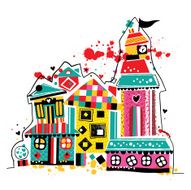 dream house illustration