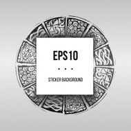 Round Patterned Mayar Background N3